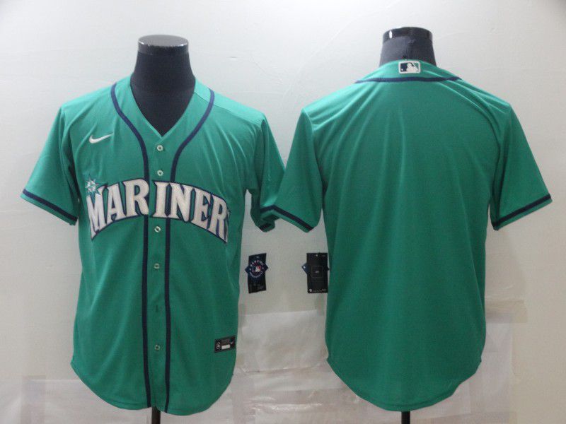 Men Seattle Mariners Blank Green Game 2021 Nike MLB Jersey